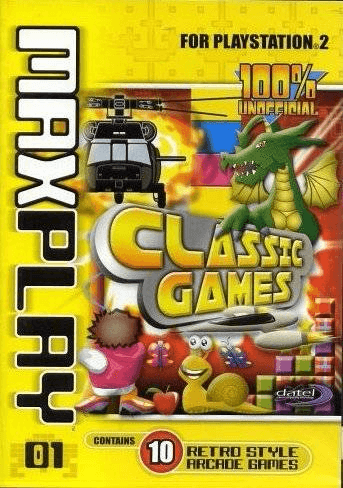 MaxPlay Classic Games Volume 1 box art for Playstation 2